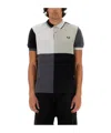 Fred Perry X Beams Logo Accent Polo Shirt In Black