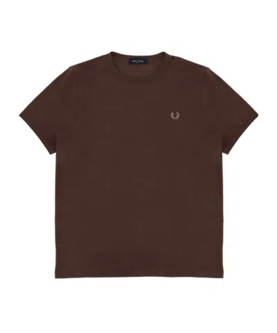 Fred Perry Short-sleeved T-shirt In Red