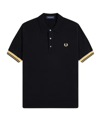 Fred Perry Shortsleeve Polo Shirt In Black