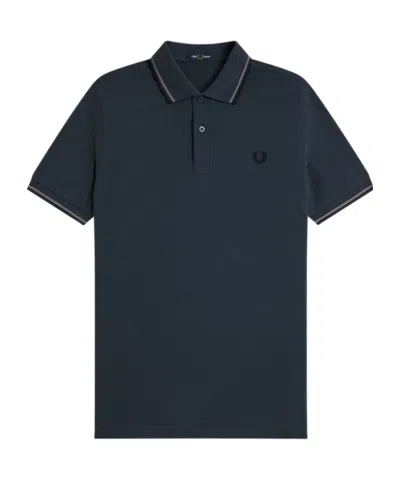 Fred Perry Short-sleeved Polo Shirt In Gray
