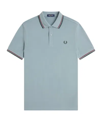 Fred Perry Short-sleeved Polo Shirt In Blue