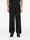 Fred Perry Side-stripe Trousers In Black