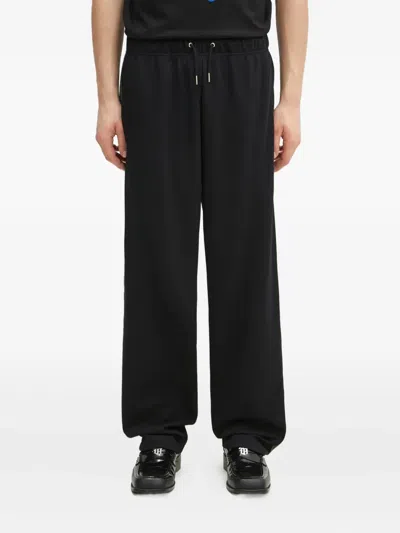 Fred Perry Side-stripe Trousers In Black