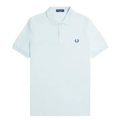 Fred Perry Logo-embroidered Polo Shirt In Blue