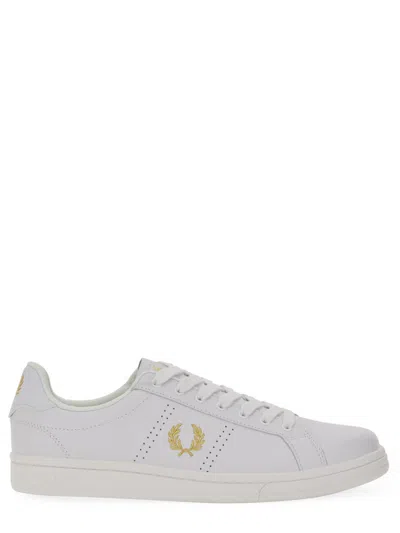 Fred Perry Sneaker With Logo In White