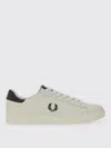 Fred Perry B721 Leather Sneakers In White