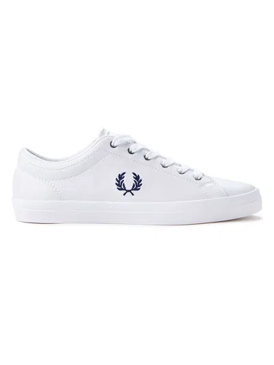 Fred Perry B7 Leather Sneakers In White