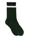 Fred Perry Sock With Logo Embroidery In Black