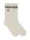 Fred Perry Socks With Logo In White