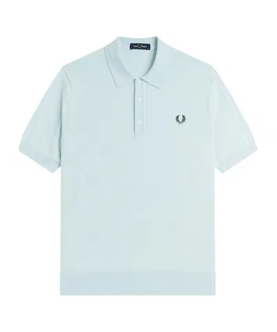 Fred Perry Solid Color Polo Shirt In Blue