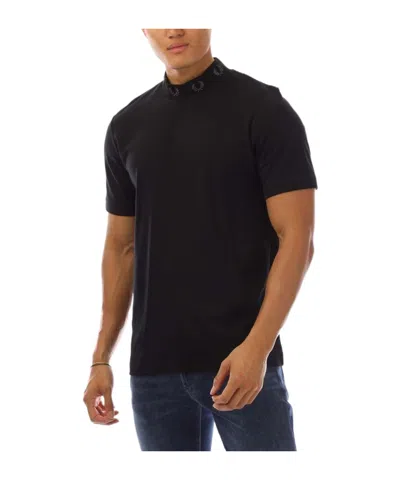 Fred Perry Solid Color T-shirt In Black