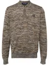Fred Perry Space Dye Knitted Long Sleeves Shirt