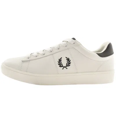 Fred Perry Spencer Leather Trainers White