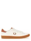 Fred Perry "spencer" Sneaker In Powder