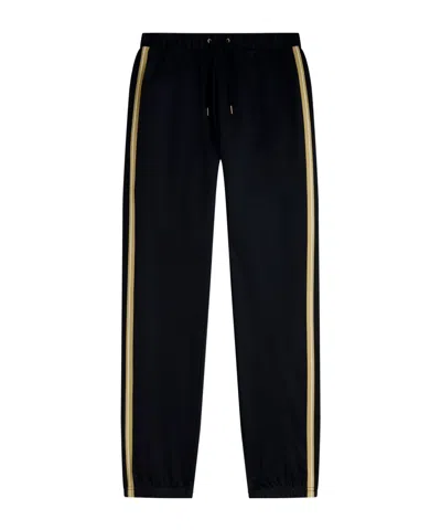 Fred Perry Stripe Tape Track Pant In Black
