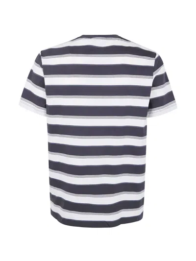 Fred Perry Striped-pattern T-shirt In Multi