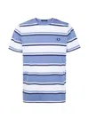 Fred Perry Striped-pattern T-shirt In Multi