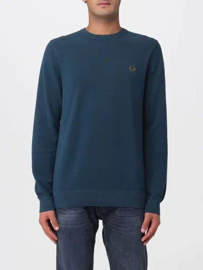 Fred Perry Sweater  Men Color Blue
