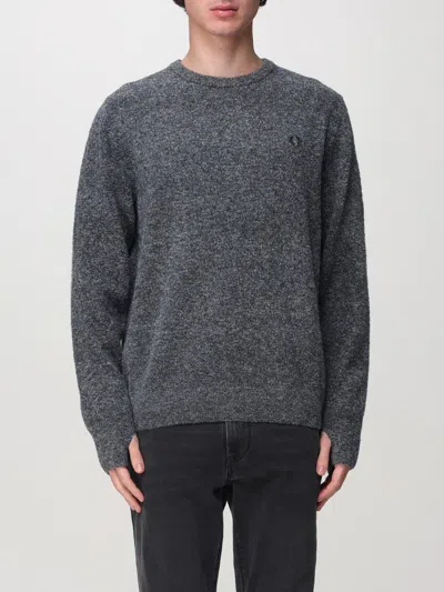 FRED PERRY SWEATER FRED PERRY MEN COLOR BLUE,G26967009
