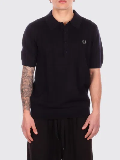 Fred Perry Sweater Men  In Black