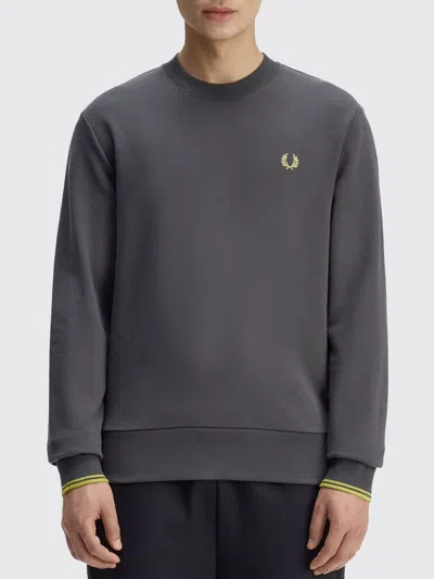 Fred Perry Sweater Men  In Gray