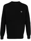 Fred Perry Sweaters Black In Black