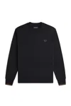 Fred Perry Sweaters Black In Black