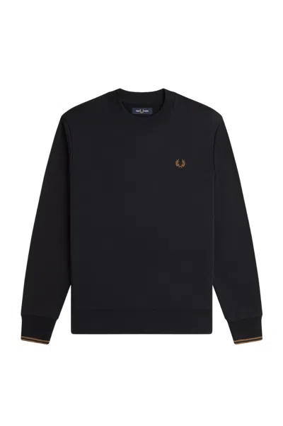 FRED PERRY FRED PERRY SWEATERS BLACK