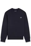 Fred Perry Sweaters Blue In Blu Blu E Verdi