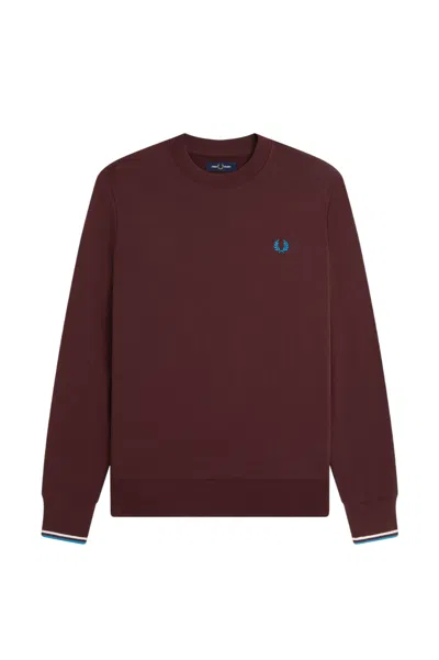 Fred Perry Sweaters Bordeaux In Burgundy