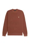 Fred Perry Sweaters Brown In Marrone Scuri