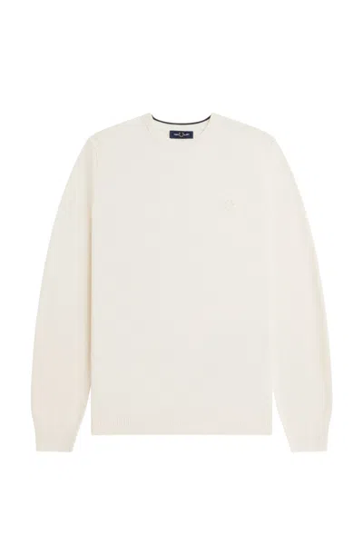 Fred Perry Sweaters Cream In White