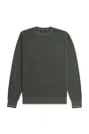 Fred Perry Sweaters Green In Verde Blu E Verdi