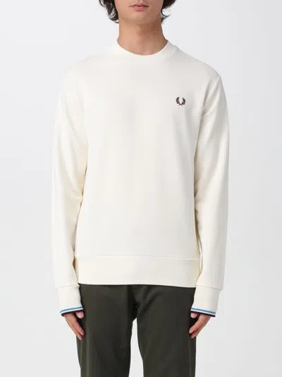 FRED PERRY SWEATSHIRT FRED PERRY MEN COLOR BEIGE,H38945022