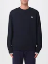 Fred Perry Sweatshirt  Men Color Black In Blue