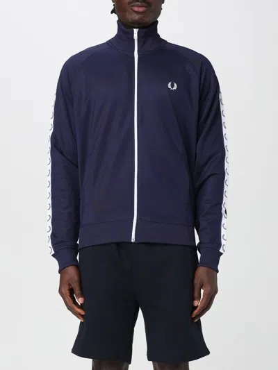 Fred Perry Sweatshirt  Men Color Blue