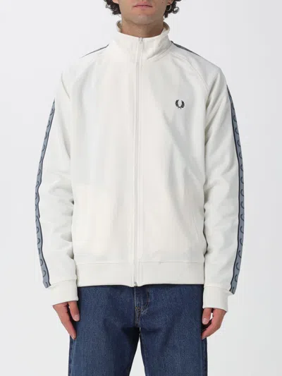 Fred Perry Sweatshirt  Men Color Ecru In Neutral
