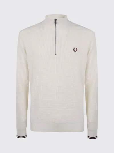 FRED PERRY SWEATER FRED PERRY MEN COLOR ECRU,H61302029