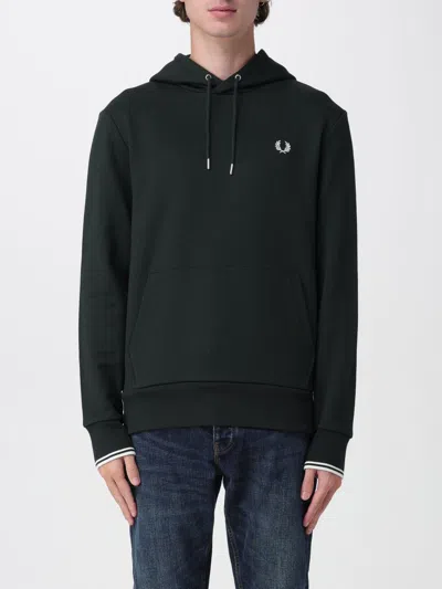 Fred Perry Sweatshirt  Men Color Green