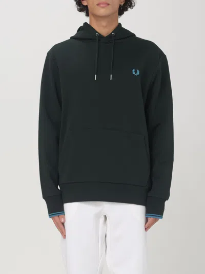 Fred Perry Sweatshirt  Men Color Green In Grün