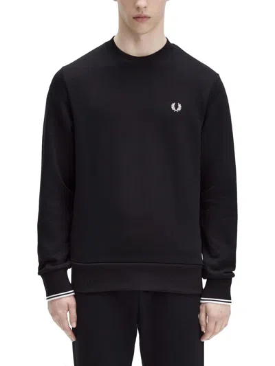 FRED PERRY FRED PERRY SWEATSHIRT WITH LOGO EMBROIDERY