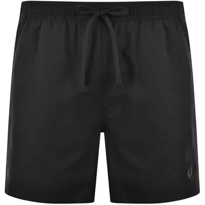 Fred Perry Swim Shorts Black In Multi