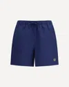 Fred Perry Blue Recycled Polyester Shorts In Blue