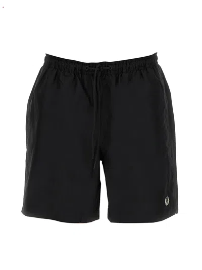 Fred Perry Swimsuit In Nero