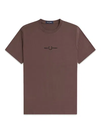 Fred Perry T-shirt In Brown
