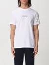 Fred Perry T-shirt With Logo Embroidery In Weiss