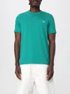 Fred Perry T-shirt  Men Color Acid Green