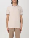 FRED PERRY T-SHIRT FRED PERRY MEN COLOR BEIGE,G19123022