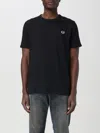 Fred Perry Mens Black Ringer Logo-embroidered Cotton-jersey T-shirt In Black