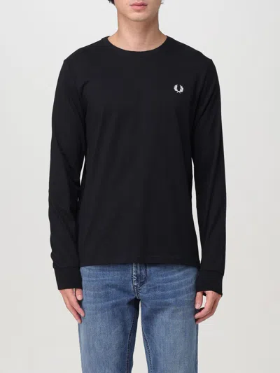 Fred Perry T-shirt  Men Color Black